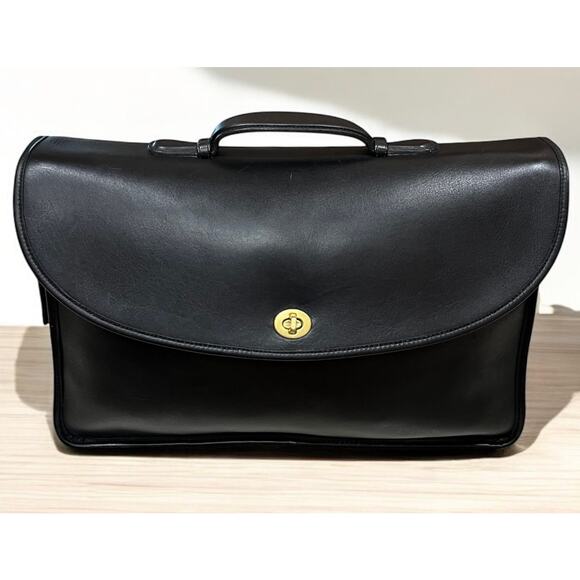 Vintage Coach 5265 Lexington Brief Bag - Picture 2 of 12